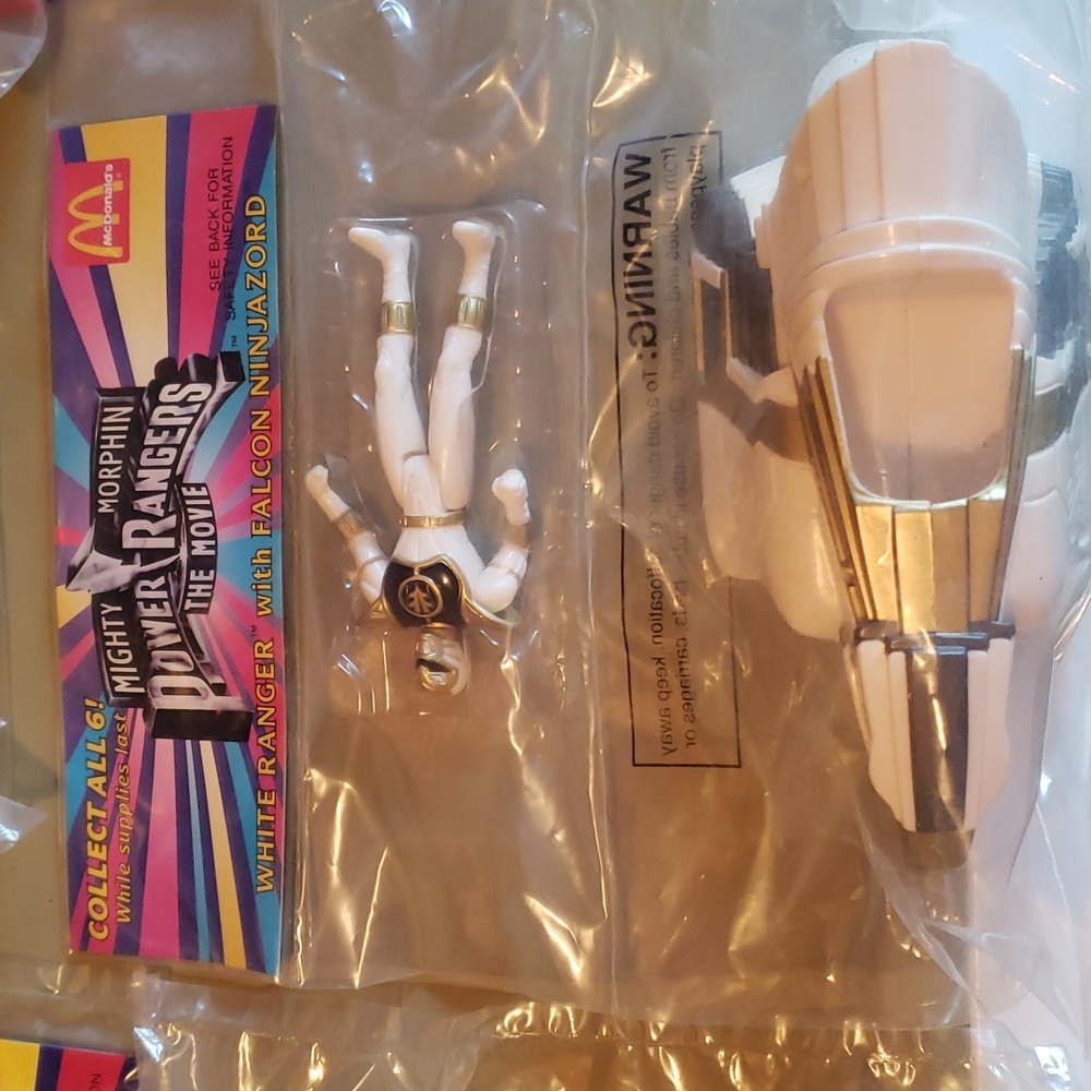 1994 McDonald's Might Morphin Power Ranger set of 6